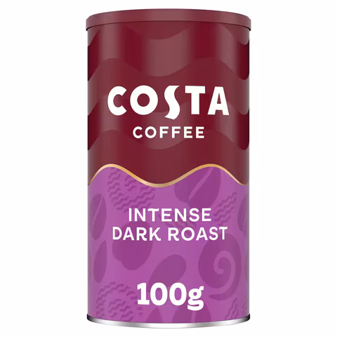 Costa Intense Dark Roast Coffee, 100g