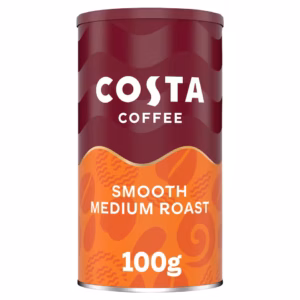 www-teas-co-uk-costa-smooth-medium-roast-coffee-100g-5039303005004-front-of-tin Costa Smooth Medium Roast Coffee, 100g