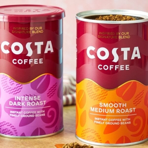 Costa Smooth Medium Roast Coffee, 100G, The Range, Available At Teas.co.uk