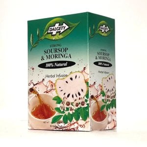 Dalgety Soursop and Moringa, 18 Tea Bags 40g, Fruit and Herbal Tea, Dalgety Foods Limited. Sold by Teas.co.uk.