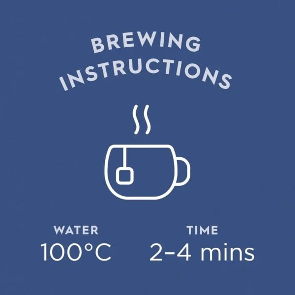 Dragonfly Organic Night Sky Calm, 20 Tea Bags 30g, brewing instructions, available at teas.co.uk
