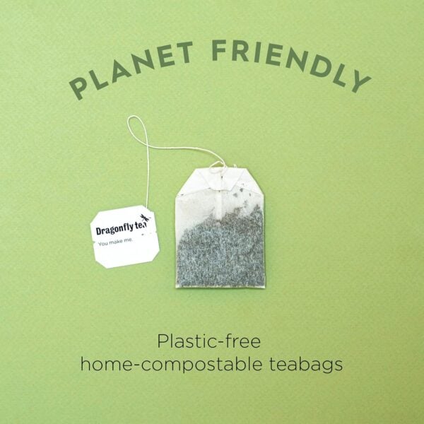 Dragonfly Organic Sweet Rosehip And Raspberry, 20 Tea Bags 34G, Eco Friendly Facts, Available At Teas.co.uk