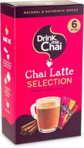 Drink Me Chai Latte Selection Box, 6 Sachets 93g
