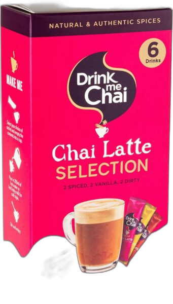 Drink Me Chai Latte Selection Box, 6 Sachets 93g, Chai, Drink Me Chai Limited. Sold by Teas.co.uk.