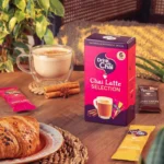 Drink Me Chai Latte Selection Box, 6 Sachets 93g, lifestyle shot, available at teas.co.uk