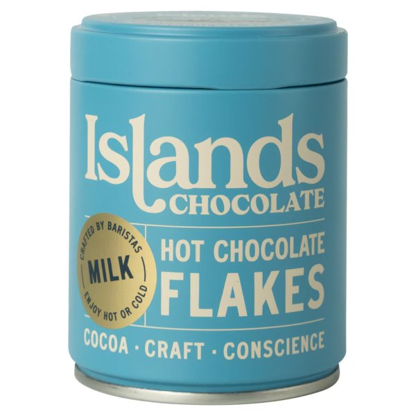 Chocolate Ganache Glaze 1 Islands Milk Hot Chocolate Flakes, 150G, Cocoa, Islands Chocolate Limited. Sold By Teas.co.uk.