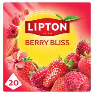 Lipton Berry Bliss, 20 Tea Bags 42g, Decaffeinated Speciality Teas, Lipton Teas and Infusions UK Limited. Sold by Teas.co.uk.
