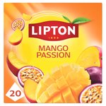 Lipton Mango and Passionfruit, 20 Tea Bags 36g, Decaffeinated Speciality Teas, Lipton Teas and Infusions UK Limited. Sold by Teas.co.uk.