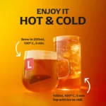 Lipton Peach Paradise, 20 Tea Bags 46g, hot and cold brewing instructions, available at teas.co.uk