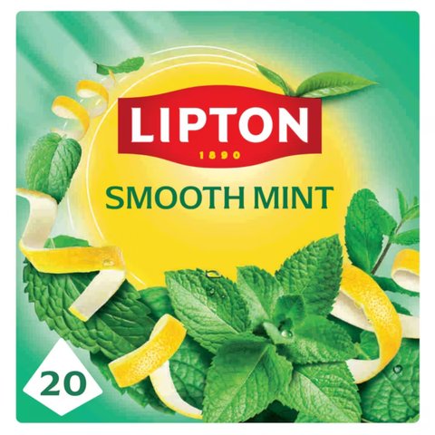 Lipton Smooth Mint, 20 Tea Bags 34g, Decaffeinated Speciality Teas, Lipton Teas and Infusions UK Limited. Sold by Teas.co.uk.