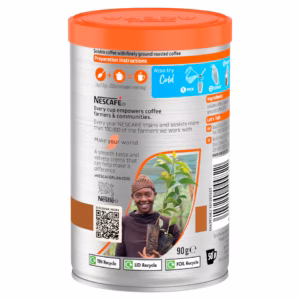 Nescafé Azera Americano Coffee, 90g, brewing guide, available at teas.co.uk