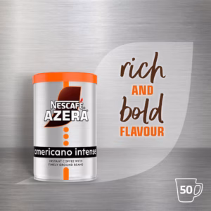 Nescafé Azera Americano Intense Coffee, 90g, fact sheet, available at teas.co.uk