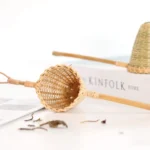 Pattiya Bamboo Tea Strainer, Handmade in Thailand, lifestyle shot, available at teas.co.uk