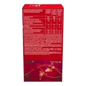 Starbucks Toffee Nut Latte, 4 Sachets 92G, back of box, available at teas.co.uk