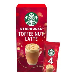 Starbucks Toffee Nut Latte, 4 Sachets 92G, Coffee, Starbucks Corporation. Sold by Teas.co.uk.