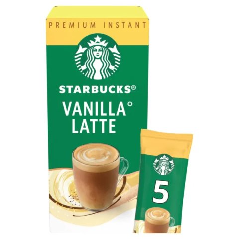Starbucks Vanilla Latte, 5 Sachets 107.5g, Coffee, Starbucks Corporation. Sold by Teas.co.uk.