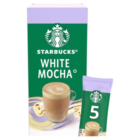 Starbucks White Mocha, 5 Sachets 120g, Coffee, Starbucks Corporation. Sold by Teas.co.uk.