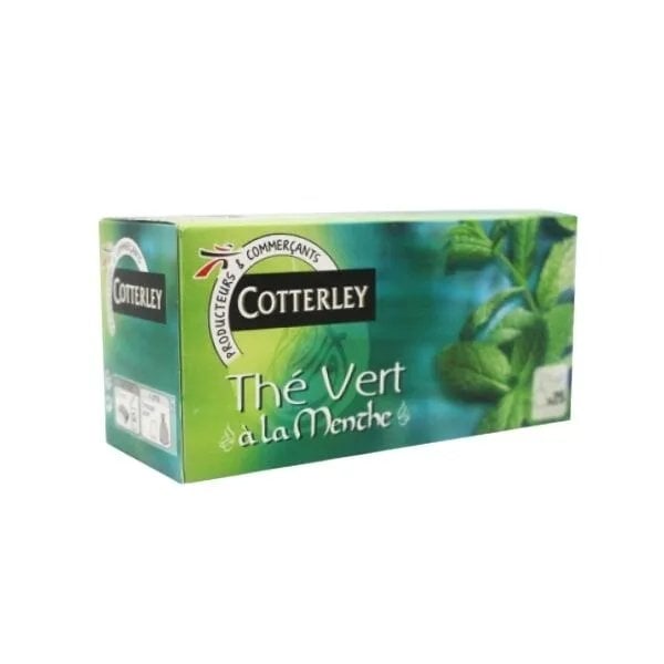 Cotterley Green Mint Tea, 25 Tea Bags 40G, Green Tea, Cotterley Sas. Sold By Teas.co.uk.