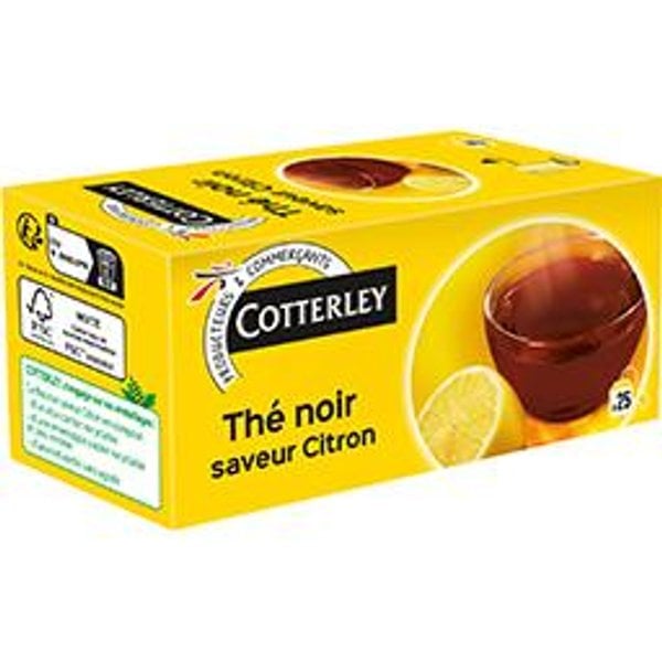 Cotterley Lemon Tea, 25 Tea Bags 40G, French Tea, Cotterley Sas. Sold By Teas.co.uk.
