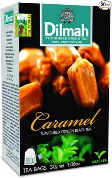 Caramel Apple Crumble 1 Dilmah Caramel Tea, 20 Tea Bags 30G, Black Tea, Mjf Holdings Ltd. Sold By Teas.co.uk.
