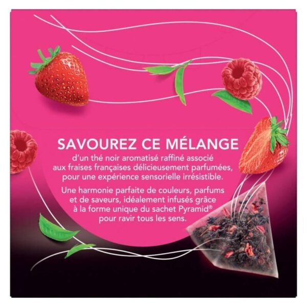 Www-Teas-Co-Uk-Lipton-Black-Tea-Red-Fruits-With-French-Strawberries-20-Tea-Bags-30G-3228881010971-Back-Of-French-Box Lipton Black Tea Red Fruits With French Strawberries, 20 Tea Bags 30G