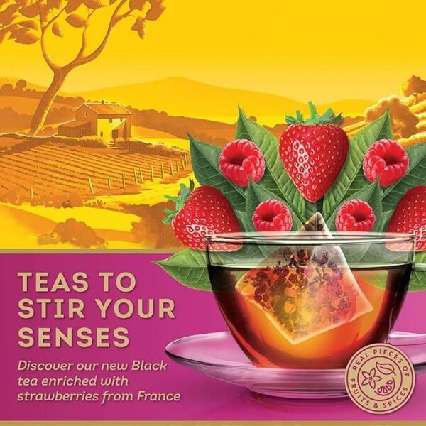 Www-Teas-Co-Uk-Lipton-Black-Tea-Red-Fruits-With-French-Strawberries-20-Tea-Bags-30G-3228881010971-Info-Advert-High-Detail Lipton Black Tea Red Fruits With French Strawberries, 20 Tea Bags 30G