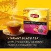 Www-Teas-Co-Uk-Lipton-Black-Tea-Red-Fruits-With-French-Strawberries-20-Tea-Bags-30G-3228881010971-Lifestyle-Shot-Showing-Box-And-Tea-Brewing-In-Cup Lipton Black Tea Red Fruits With French Strawberries, 20 Tea Bags 30G