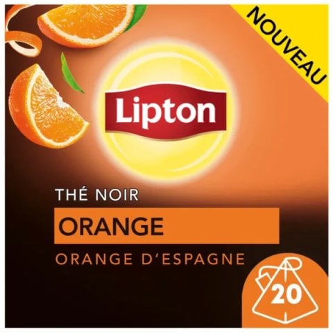 Lipton Black Tea with Spanish Orange, 20 Tea Bags 36g, Black Tea, Lipton Teas and Infusions UK Limited. Sold by Teas.co.uk.