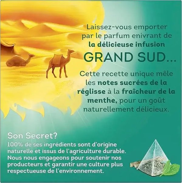 Lipton Evening Infusion, 20 Tea Bags 32G, French Advert, Available At Teas.co.uk
