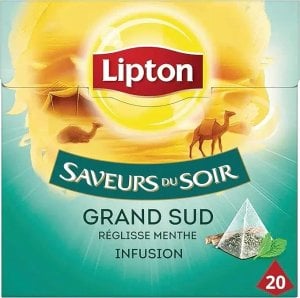 Lipton Evening Infusion, 20 Tea Bags 32g, Decaffeinated Speciality Teas, Lipton Teas and Infusions UK Limited. Sold by Teas.co.uk.