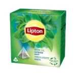 Lipton Green Mint Tea, 20 Tea Bags 32g, 3d of front, available at teas.co.uk