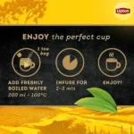 Lipton Green Mint Tea, 20 Tea Bags 32g, brewing instructions, available at teas.co.uk