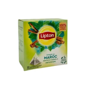 Lipton Moroccan Infusion, 20 Tea Bags 40g, old box design, available at teas.co.uk