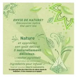 Www-Teas-Co-Uk-Lipton-Organic-Green-Tea-20-Tea-Bags-28G-8712423044005-Back-Of-French-Box Lipton Organic Green Tea, 20 Tea Bags 28G