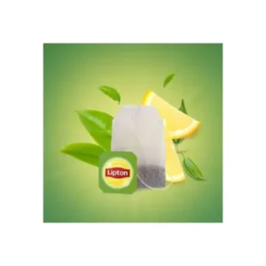 Lipton Organic Green Tea with Lemon, 20 Tea Bags 39g, advert, available at teas.co.uk
