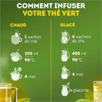 Lipton Pure Nature Green, 30 Tea Bags 39g, brewing instructions, available at teas.co.uk