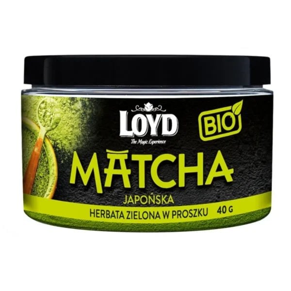 Loyd Matcha Japanese Green Tea Powder, 40G, Old Design Front, Available At Teas.co.uk