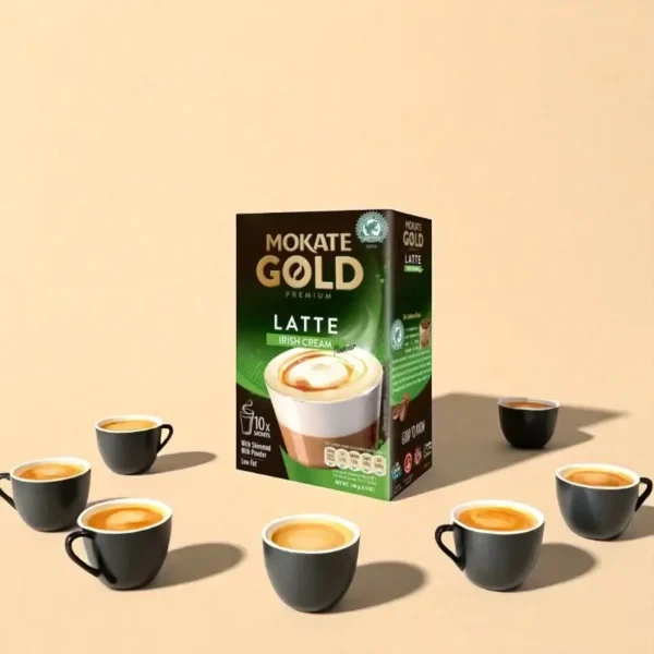Mokate Gold Premium Irish Cream Latte, 10 Sachets 140G