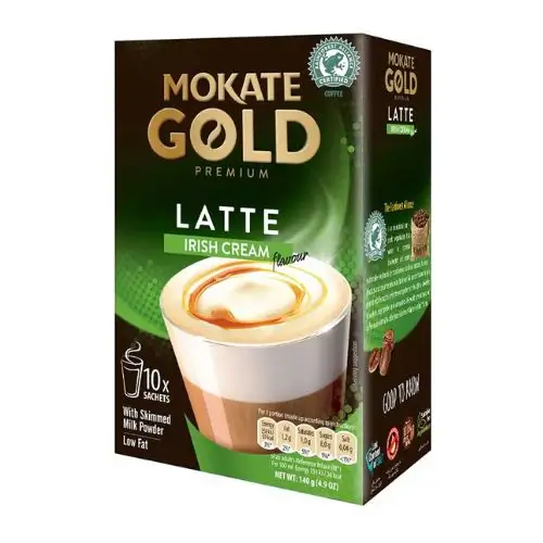 Mokate Gold Premium Irish Cream Latte 14G 10 Sachets