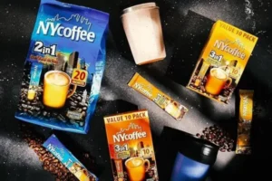 NYCoffee 3in1 Salted Caramel Flavour 10 Sachets 140g, our other coffees, available at teas.co.uk