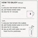 Teapigs Chocolate Flake, 15 Tea Bags 37.5g, brewing instructions, available at teas.co.uk