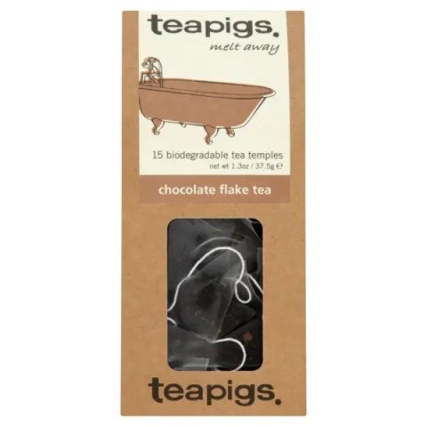 Teapigs Chocolate Flake, 15 Tea Bags 37.5g, Black Tea, Teapigs Limited. Sold by Teas.co.uk.