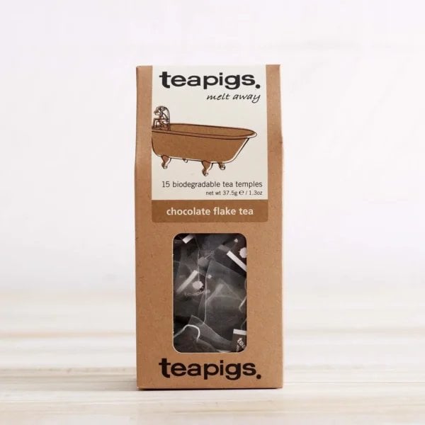 Teapigs Chocolate Flake, 15 Tea Bags 37.5G, Lifestyle Shot, Available At Teas.co.uk