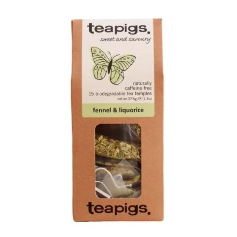 Teapigs Fennel and Liquorice, 15 Tea Bags 37.5g, Fruit and Herbal Tea, Teapigs Limited. Sold by Teas.co.uk.