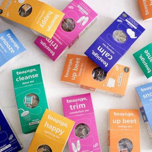 Teapigs Happy Tea With Lemon Balm, 15 Tea Bags 37.5g, other teas for sale, available at teas.co.uk