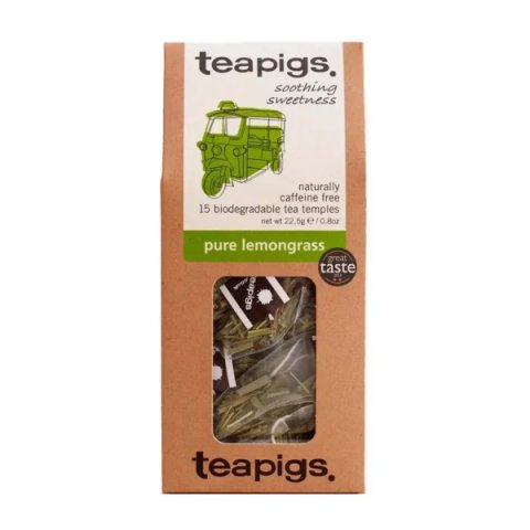 Teapigs Pure Lemongrass, 15 Tea Bags, 37.5g, English Tea, Teapigs Limited. Sold by Teas.co.uk.