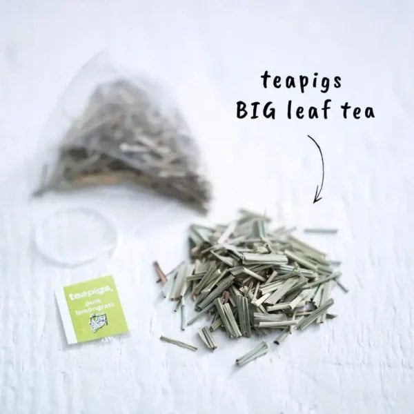 Teapigs Pure Lemongrass, 15 Tea Bags, 37.5G, Inside Our Teabags, Available At Teas.co.uk
