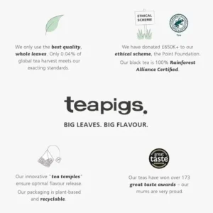 Teapigs Rooibos Creme Caramel, 15 Tea Bags, 37.5g, teapigs brand info, available at teas.co.uk