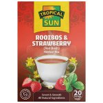 Tropical Sun Rooibos and Strawberry, 20 Tea Bags 40g, Rooibos, Tropical Sun Foods Limited. Sold by Teas.co.uk.