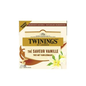 Twinings Vanilla Flavoured Black Tea (International Blend), 20 Tea Bags 32g